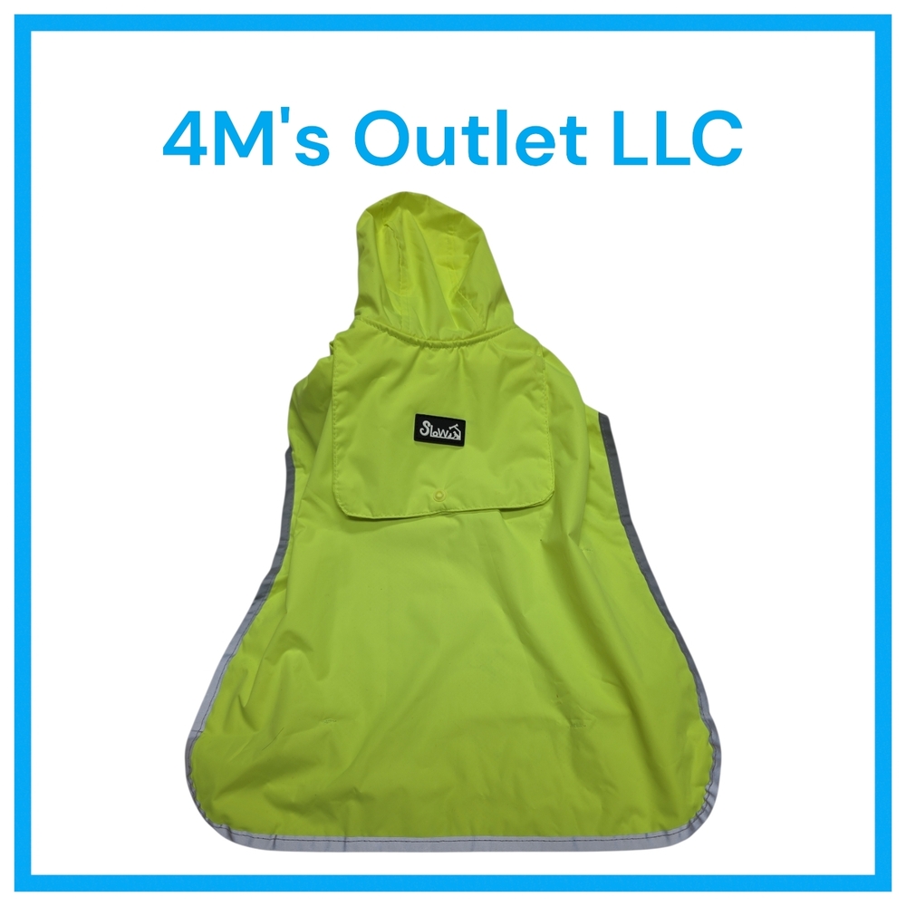 Stylish Dog Lime Green Hooded Poncho